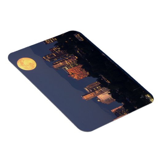 Skyline van Bellevue uit het meer van Washington i Magneet (Rechterzijde)