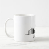 Skyline van Chicago – CityScape Design Koffiemok (Links)