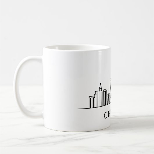 Skyline van Chicago – CityScape Design Koffiemok (Links)