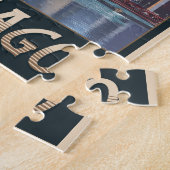  skyline van Chicago Legpuzzel (Zijkant)