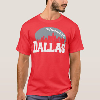 Skyline van Dallas City T-shirt