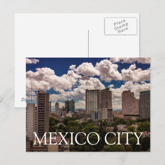 Skyline van de hotels in Polanco Mexico City Briefkaart (Voorkant / Achterkant)