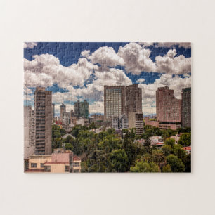 Skyline van de hotels in Polanco Mexico City Legpuzzel
