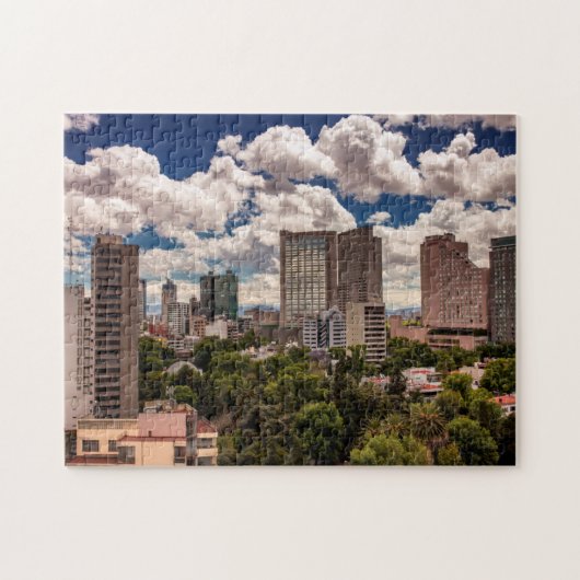 Skyline van de hotels in Polanco Mexico City Legpuzzel (Horizontaal)