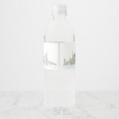 Skyline van de wereld Stickers (Achterkant)