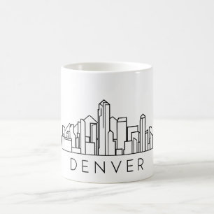 Skyline van Denver – CityScape Design Koffiemok