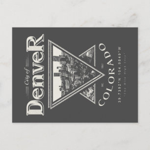 SKYLINE VAN DENVER COLORADO BRIEFKAART