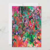 Skyline van het Abstracte City-gebouw van de Revel Feestdagenkaart (Voorkant)