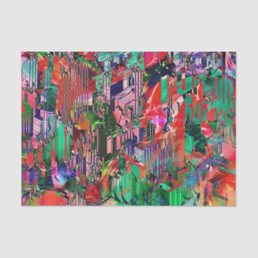 Skyline van het Abstracte City-gebouw van de Revel Tissuepapier (Voorkant)