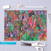 Skyline van het Abstracte City-gebouw van de Revel Tissuepapier (Craft)