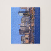 Skyline van het centrum van Boston uit het binnenl Legpuzzel (Verticaal)