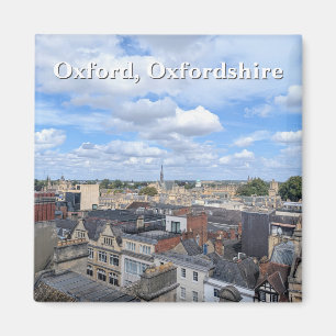 Skyline van het historische Oxford in Oxfordshire, Magneet