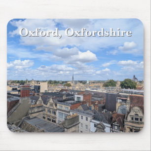 Skyline van het historische Oxford in Oxfordshire, Muismat