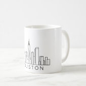 Skyline van Houston – CityScape Design Koffiemok (Voorkant rechts)