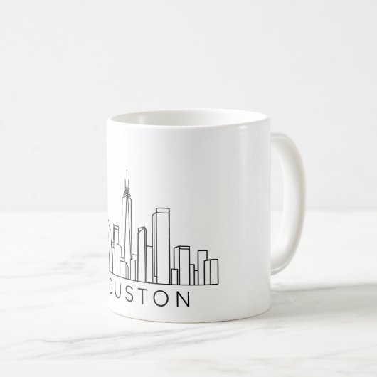 Skyline van Houston – CityScape Design Koffiemok (Voorkant rechts)