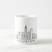 Skyline van Houston – CityScape Design Koffiemok (Center)