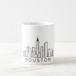 Skyline van Houston – CityScape Design Koffiemok