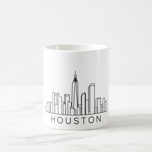Skyline van Houston – CityScape Design Koffiemok (Center)