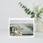 skyline van Ierland, Dublin Port & Financial Centr Briefkaart (Staand voorkant)