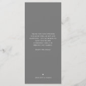 Skyline van Las Vegas | Het diner menu van het huw (Achterkant)