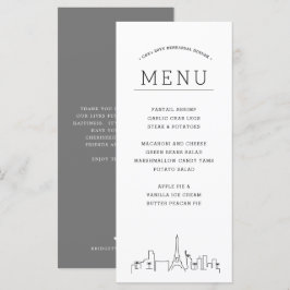 Skyline van Las Vegas | Het diner menu van het huw