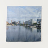 skyline van Liverpool Wandkleed (Voorkant)