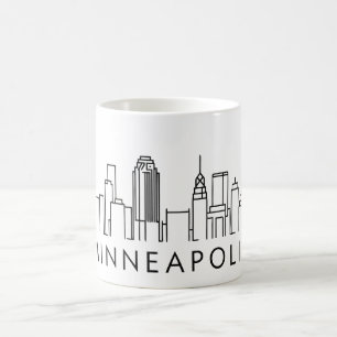 Skyline van Minneapolis – CityScape Design Koffiemok