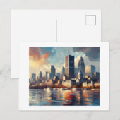 Skyline van Montreal, Briefkaart (Voorkant / Achterkant)