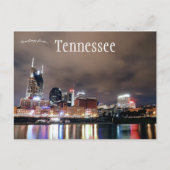 Skyline van Nashville Tennessee Verenigde Staten Briefkaart (Voorkant)