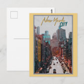 skyline van New York City Briefkaart (Voorkant / Achterkant)