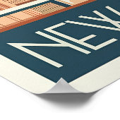  skyline van New York - Empire State Build Poster (Hoek)