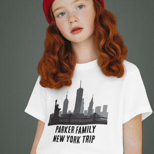  skyline van New York Kinder reis T-shirt