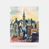  skyline van New York | Modern stedelijk Acryl Bord (Voorkant)