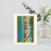 Skyline van Oakland over het Merritt-meer Briefkaart (Staand voorkant)