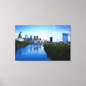 Skyline van Philadelphia canvas print (Voorkant)