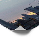 Skyline van Philadelphia met Highway Poster (Hoek)