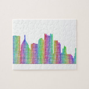 skyline van Pittsburgh Legpuzzel