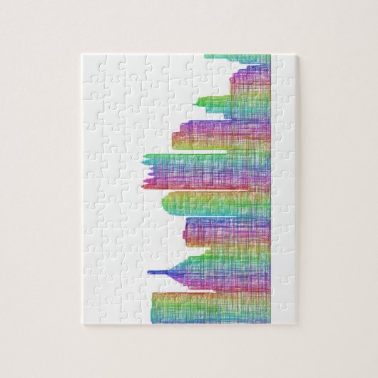 skyline van Pittsburgh Legpuzzel (Verticaal)