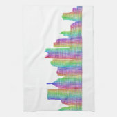 skyline van Pittsburgh Theedoek (Verticaal)