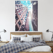 Skyline van San Francisco CityScape Canvas Afdruk (Insitu (Slaapkamer))