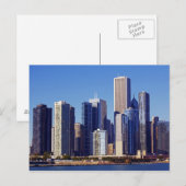 Skyline van Skyscrapers in het centrum van Chicago Briefkaart (Voorkant / Achterkant)