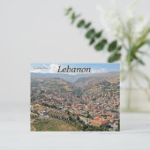 Skyline van Zahlé Libanon Briefkaart (Staand voorkant)