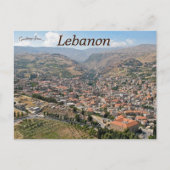 Skyline van Zahlé Libanon Briefkaart (Voorkant)