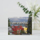 Skyline, Vancouver, BC Briefkaart (Staand voorkant)