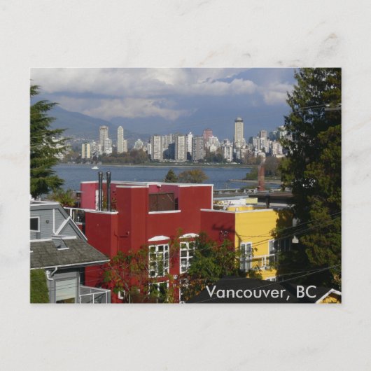 Skyline, Vancouver, BC Briefkaart (Voorkant)