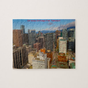 Skyline Vancouver. Jigzaag Puzzle Legpuzzel