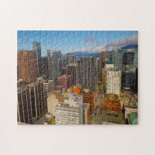 Skyline Vancouver. Legpuzzel (Horizontaal)