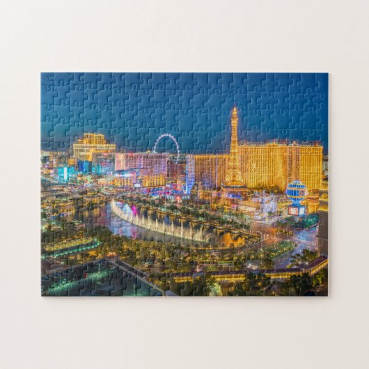 Skyline Vegas Vac Best Uitzicht of Las Vegas Skyli Legpuzzel (Horizontaal)