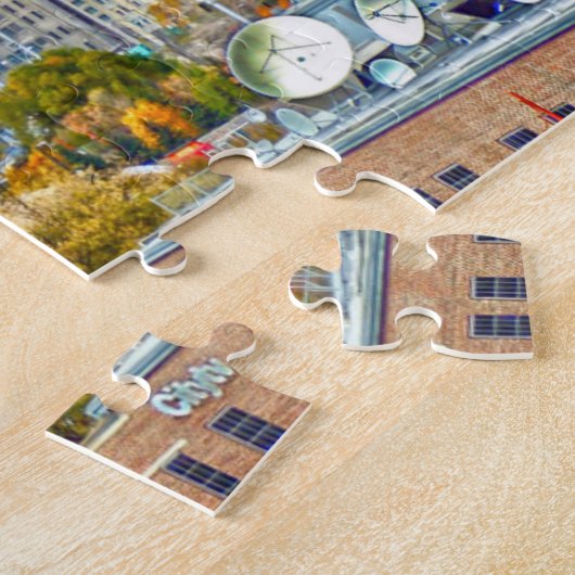 Skyline Winnipeg Canada. Legpuzzel (Zijkant)