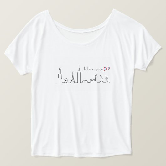 Skyline Women's T-shirt (Design voorkant)